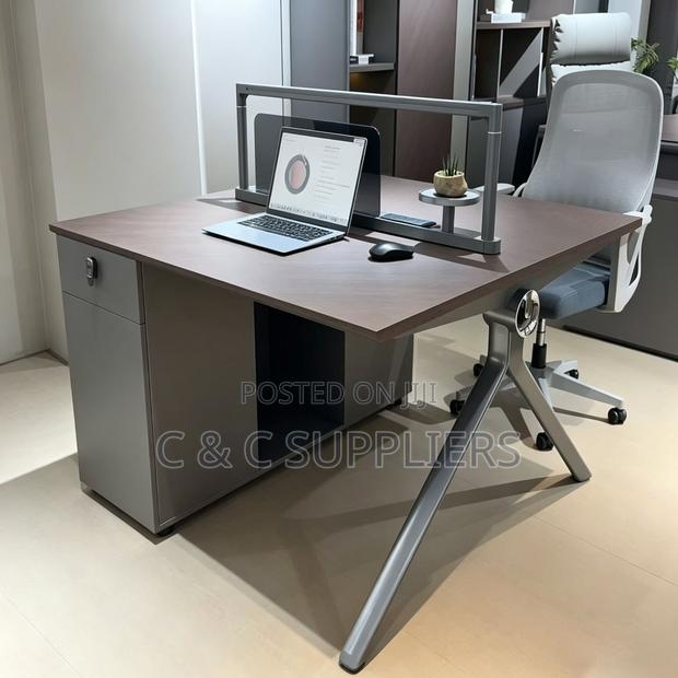 2-People Modern Design Office Staff Desk - thumbnail 3