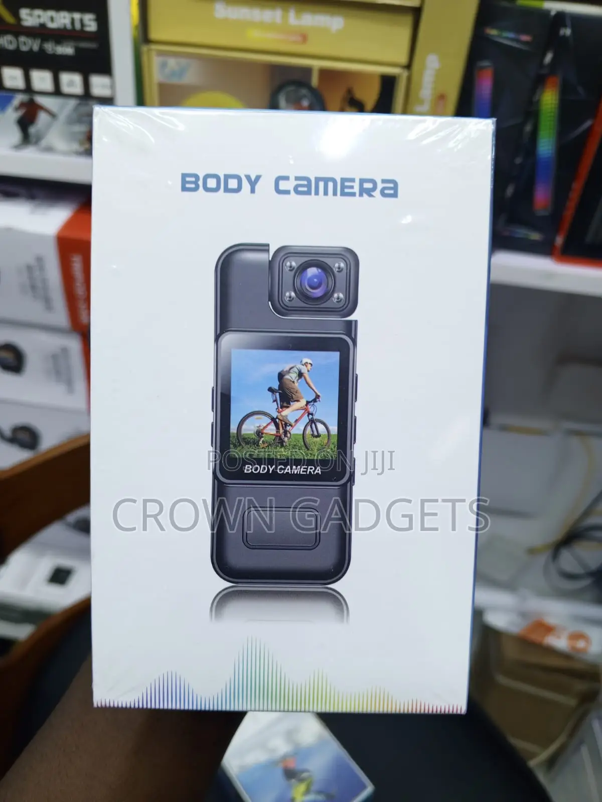 Clip-on Body Camera With Motion Detection Recording