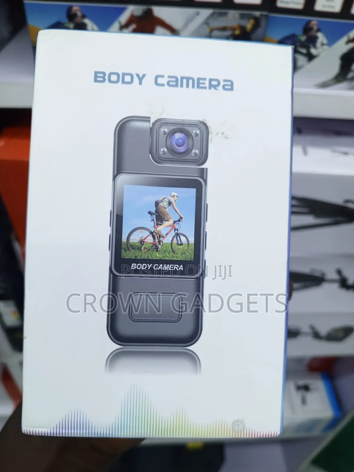 Clip-on Body Camera With Motion Detection Recording