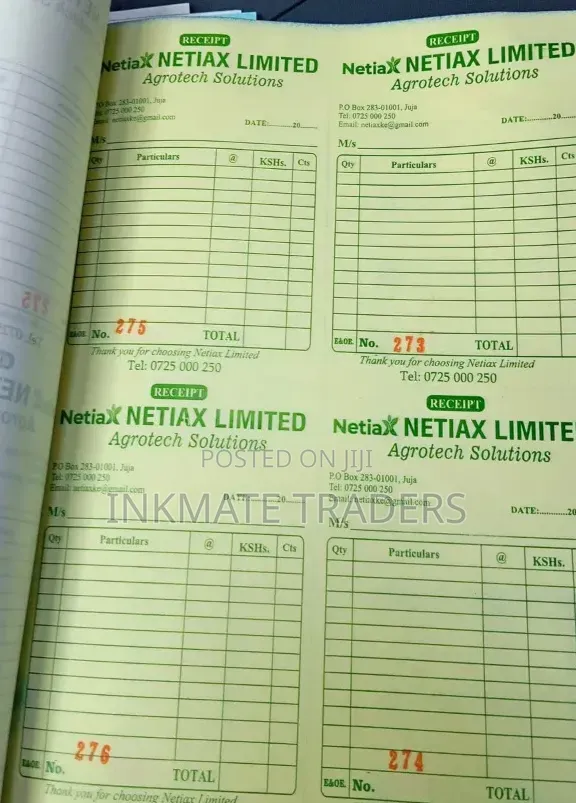 Bulky Top Notch A4 Receipt Book Printing