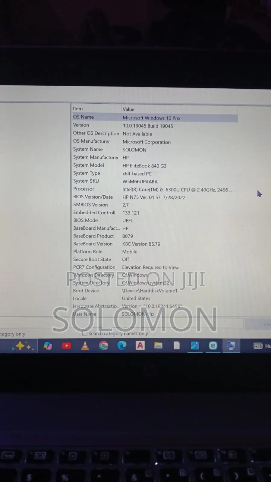 Laptop HP EliteBook 840 G3 8GB Intel Core i5 SSD 256GB
