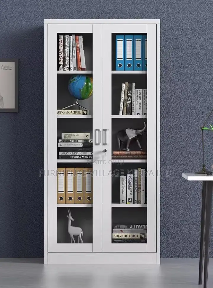 Glass Door Archive Storage Cabinet
