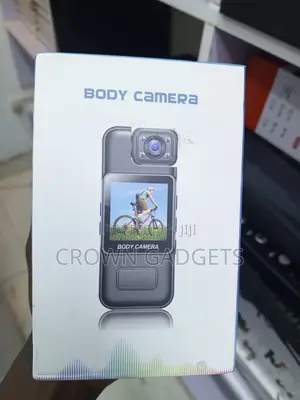 Portable Body Camera With 180° Lens for Outdoor Recording