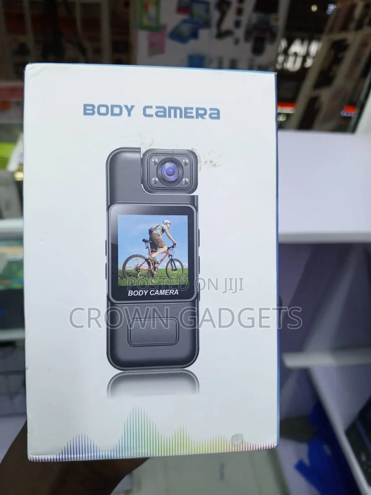 Portable Body Camera With 180° Lens for Outdoor Recording