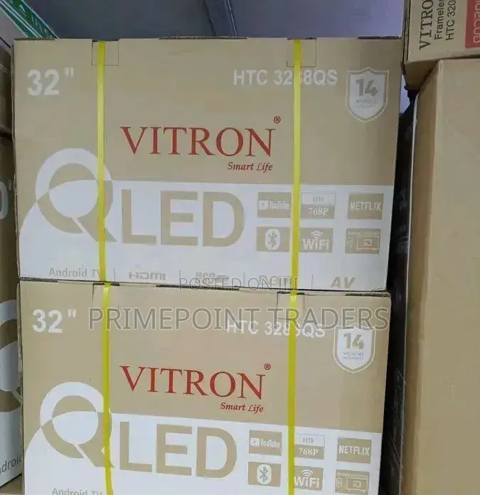 Vitron 32" Smart Qled Tv – Compact Size, Premium Picture Quality