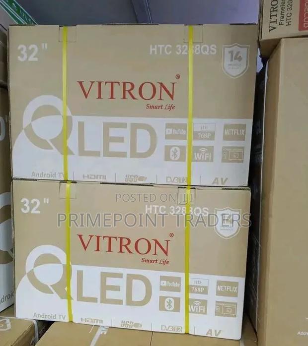 Vitron 32-Inch Qled Smart Tv – Stylish Design Meets Powerful Performan