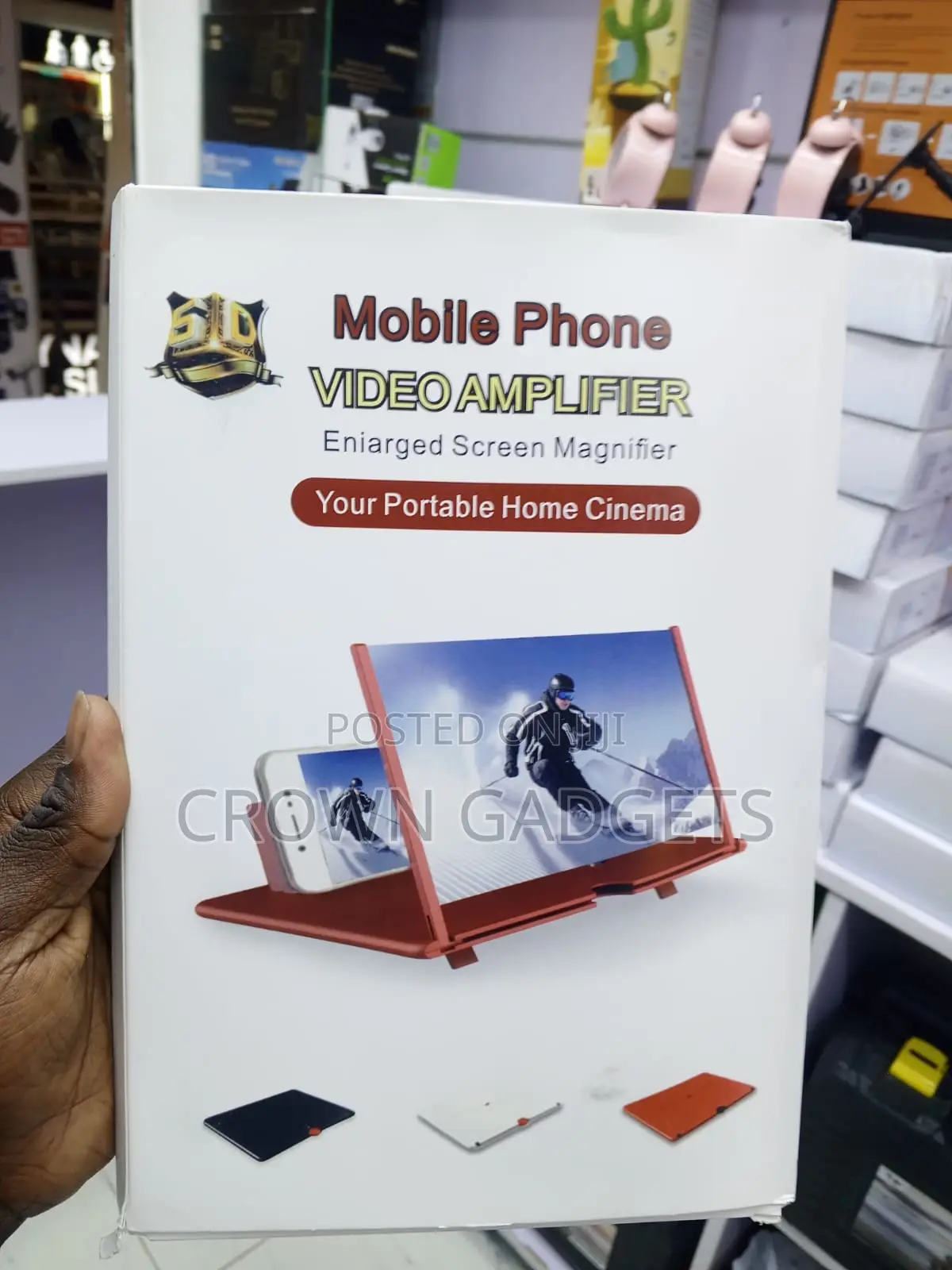 Portable Mobile Phone Cinema Screen Enlarger With Stand