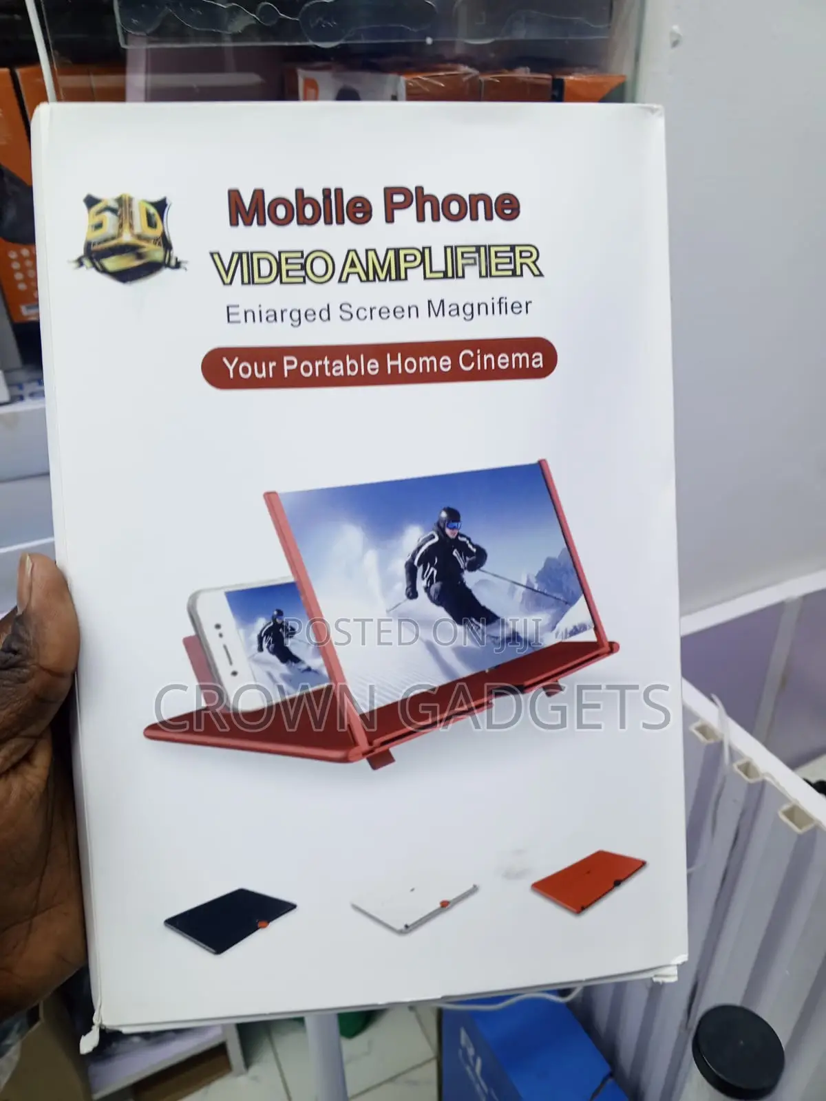 Portable Mobile Phone Cinema Screen Enlarger With Stand