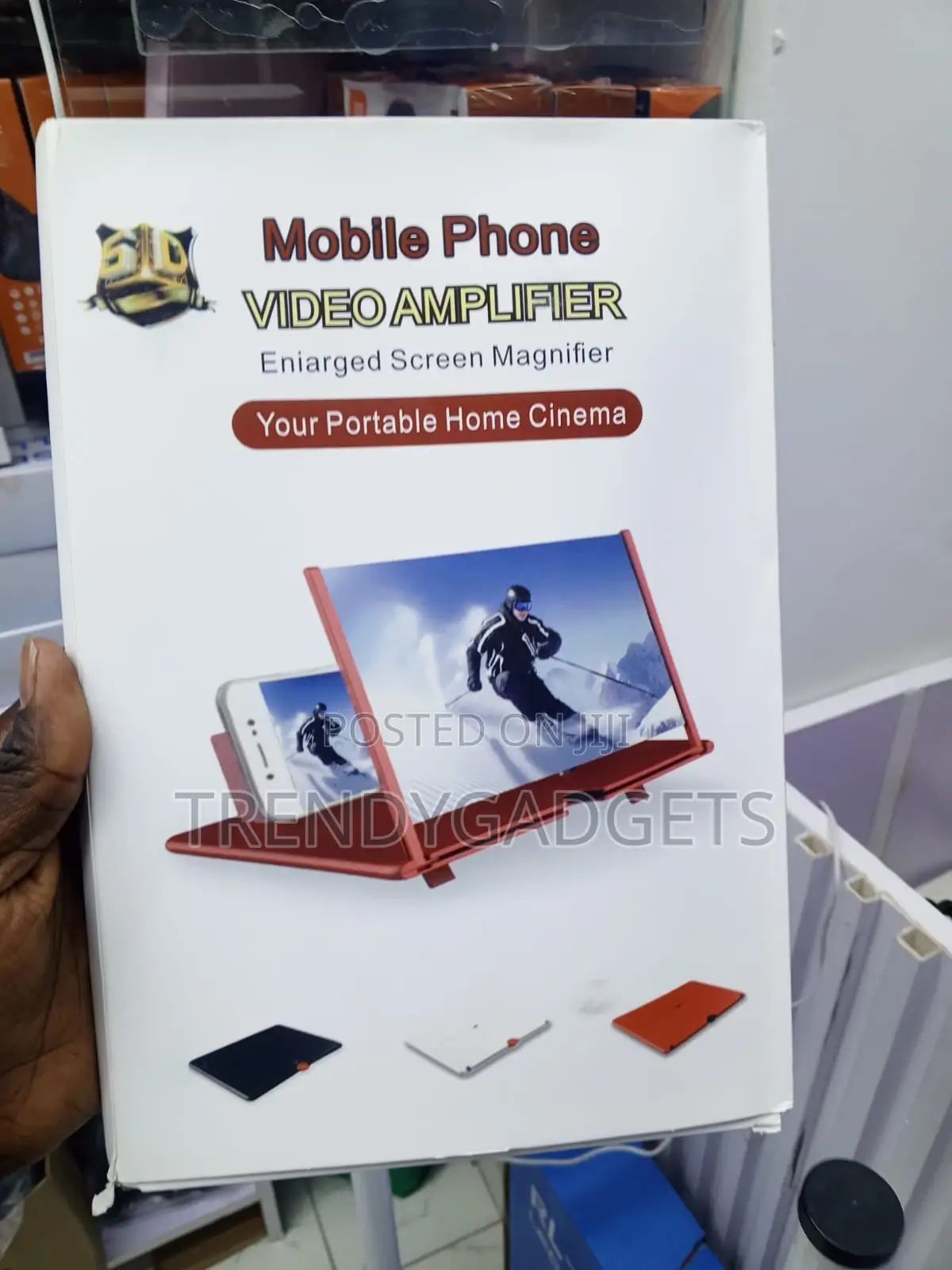 Portable Mobile Phone Cinema Screen Enlarger With Stand