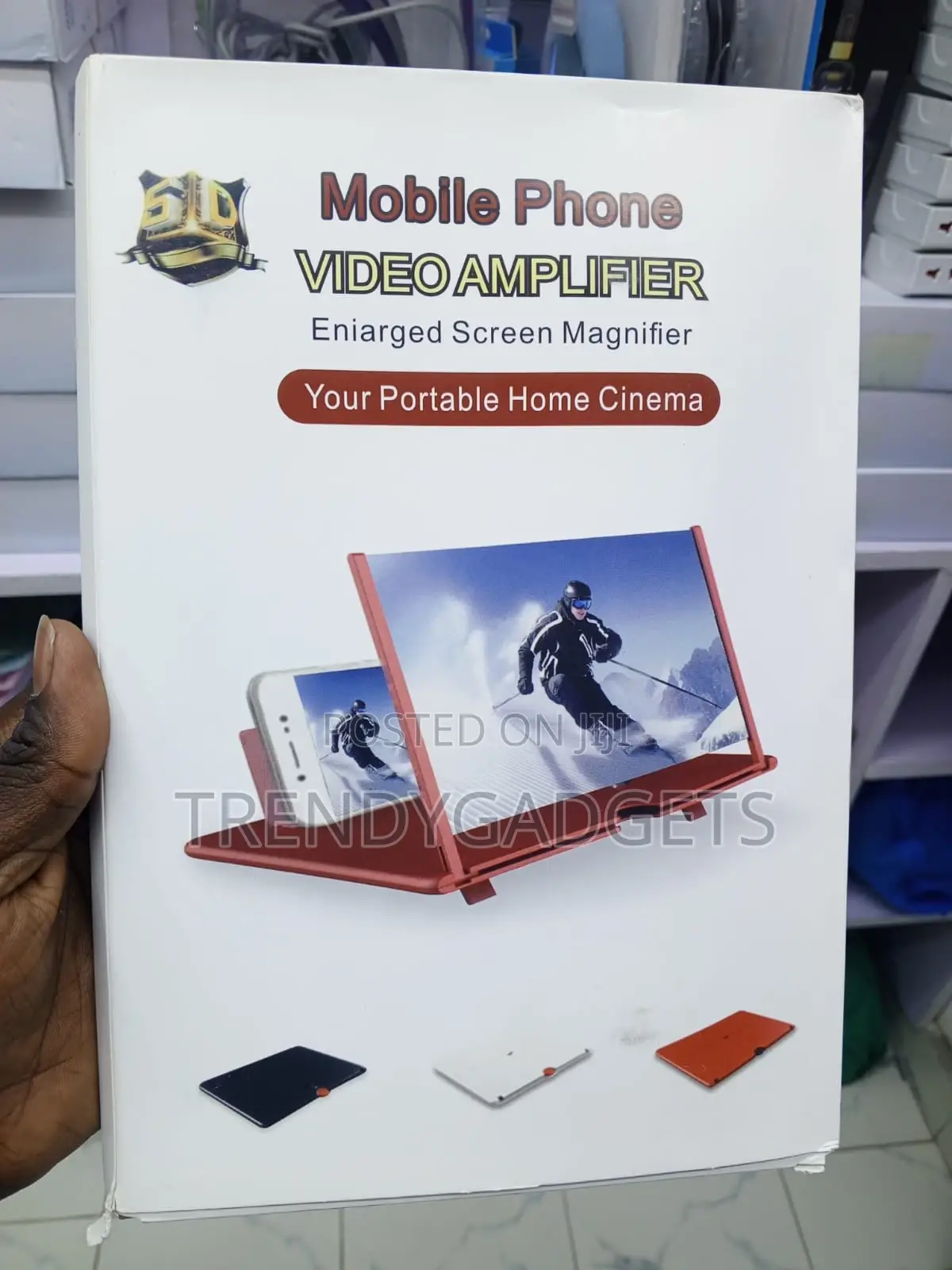 Portable Mobile Phone Cinema Screen Enlarger With Stand