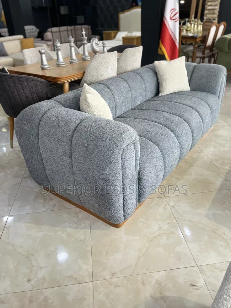 Grey Boucle 3 Seater on Sale