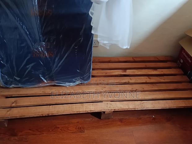 2.5 by 6 Frame Bed and Mattress. - thumbnail 3