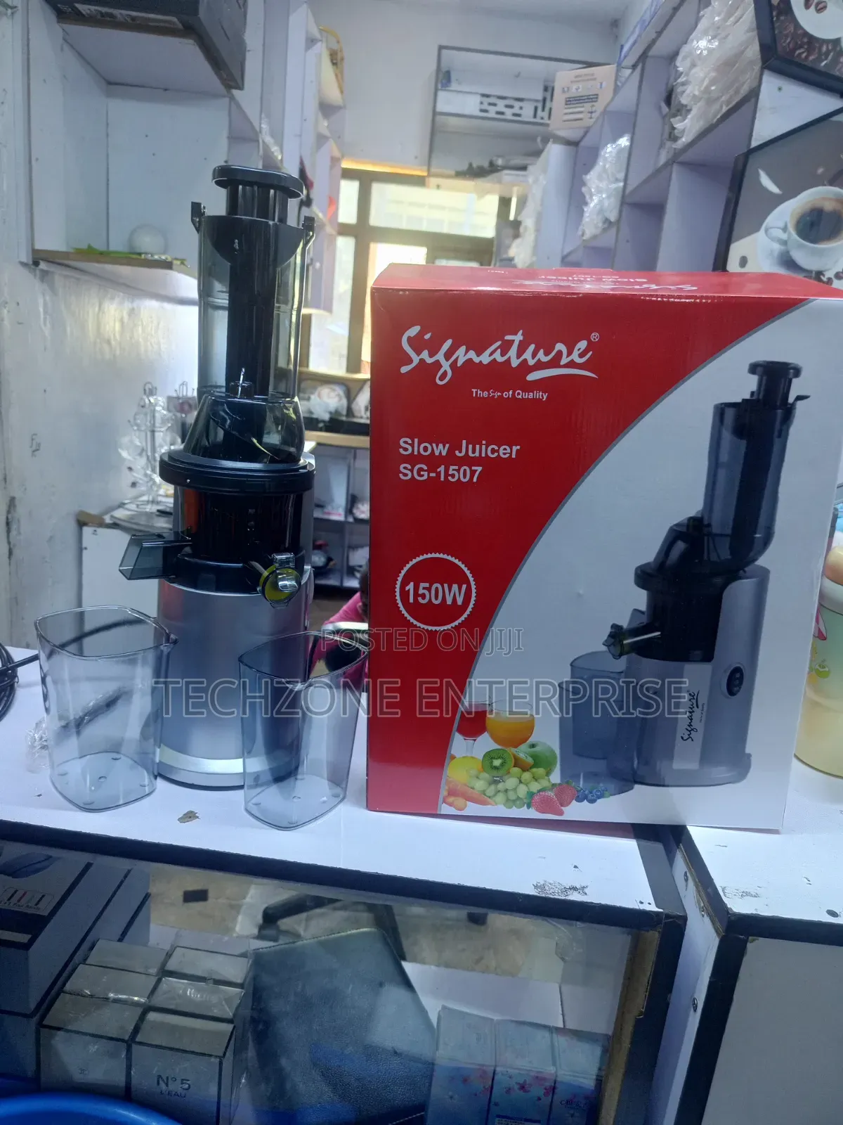 Signature Sg-1507 Slow Juicer With Quiet Motor 