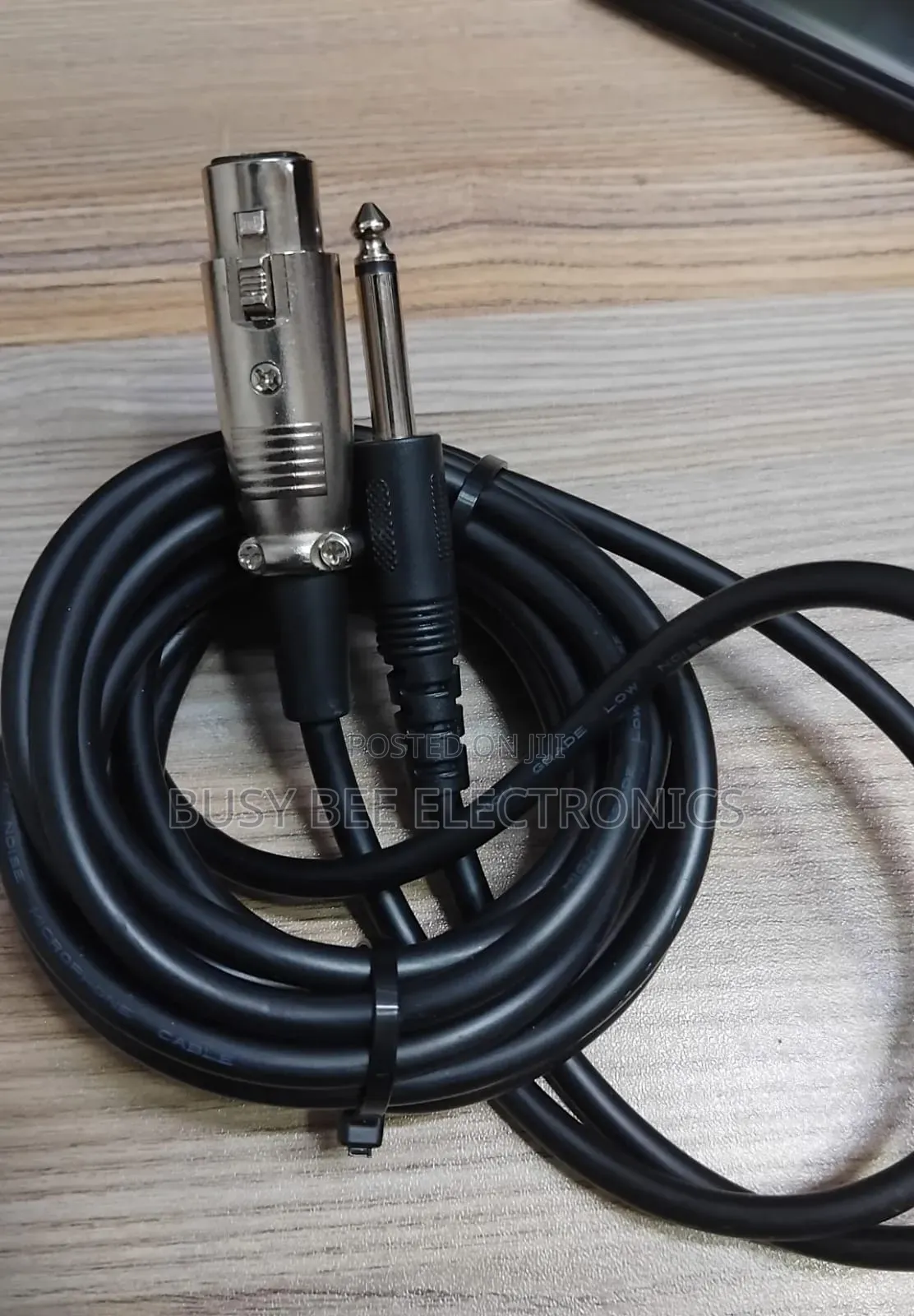 3mtrs XLR to 6.35mm (1/4”) Audio Cable
