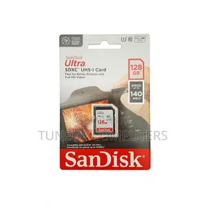 Sandisk Ultra Sd Card | 128gb | Up to 140mb/S Read Speed | Uhs-I