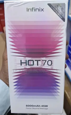 New Infinix Hot 70 128 GB Black