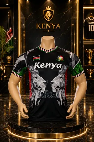 Black Kenya Lion Jersey