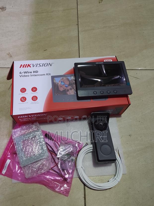 Hikvision Video Intercom Kit | Hd Video Door Phone With Indoor Monitor