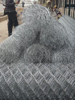 Galvanized Chain-Link Fencing.