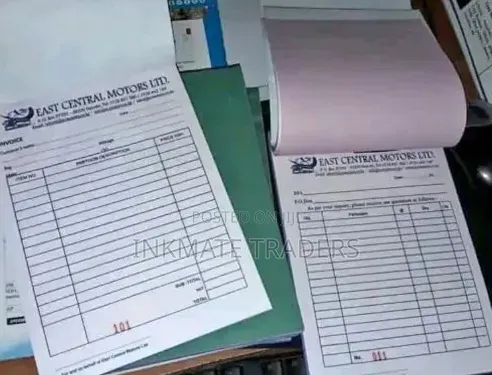 A5 Receipt Book Printing and Binding