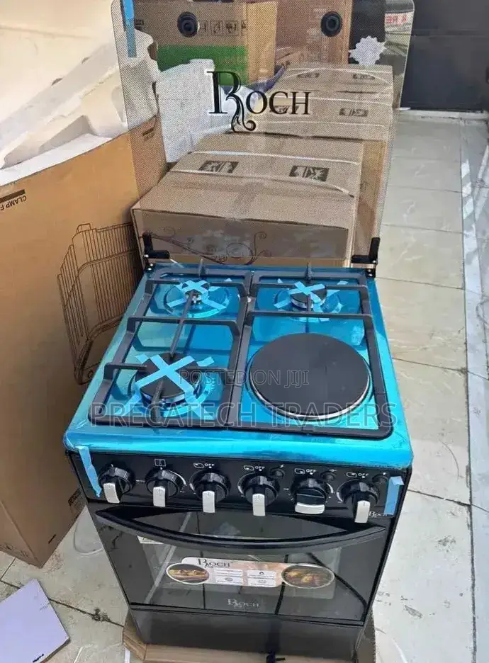 Roch 50×55 Standing Cooker – 3 Gas + 1 Electric