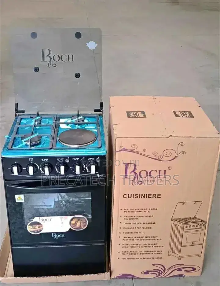 Roch 50×55 Standing Cooker – 3 Gas + 1 Electric