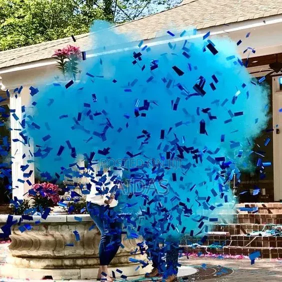 Blue or Pink Gender Reveal Party Popper