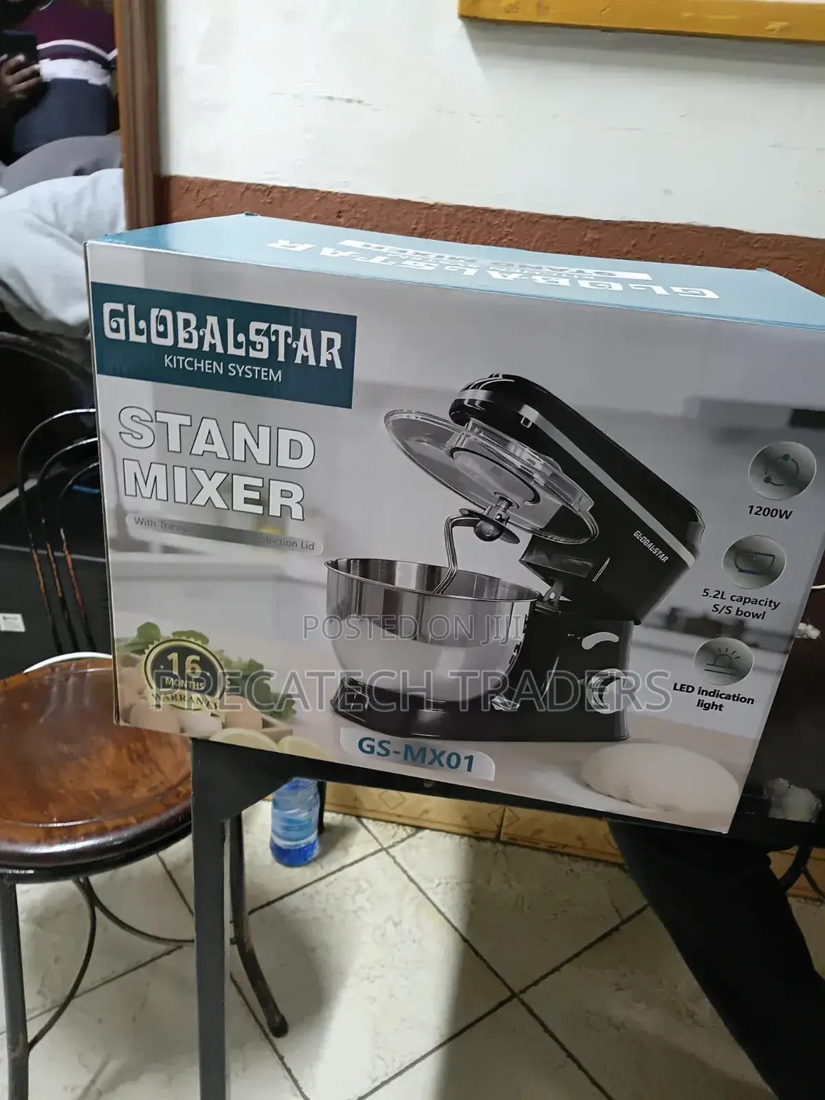 Global Star Gs-Mx01 1200w Stand Mixer