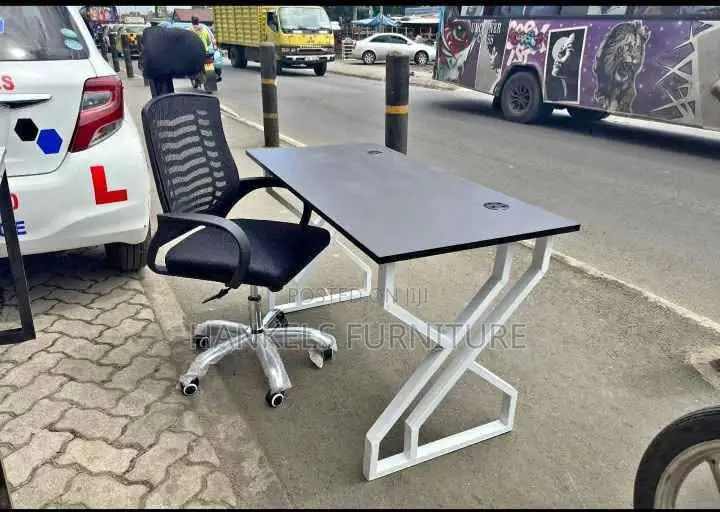 Industrial Metallic Desk