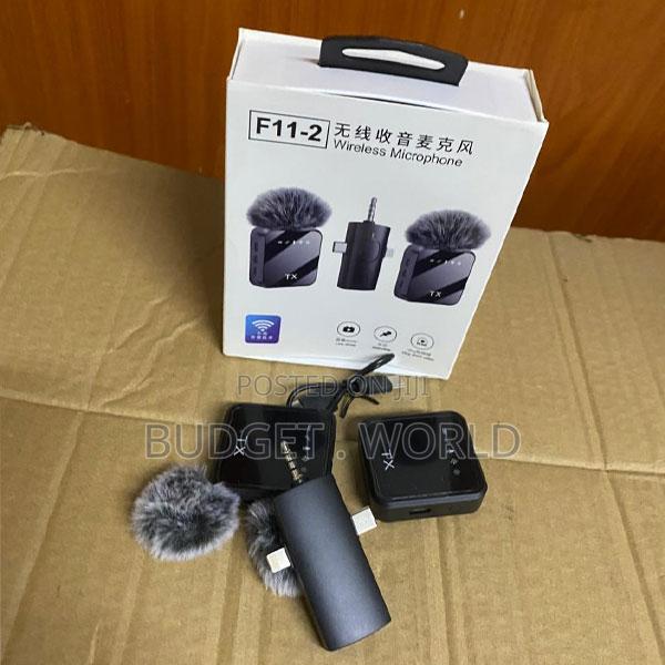 F11 Mini Wireless Microphone – Portable Clip-on Audio Mic for Youtube,