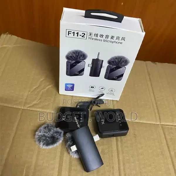 F11 Mini Wireless Microphone – Portable Clip-on Audio Mic for Youtube,