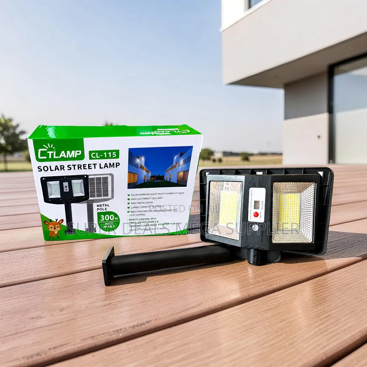 300w Large Capacity Battery Energy Saving Solar Street Light