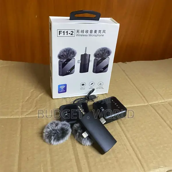 F11 High-Performance Wireless Microphone – Clear Sound Clip Mic for St