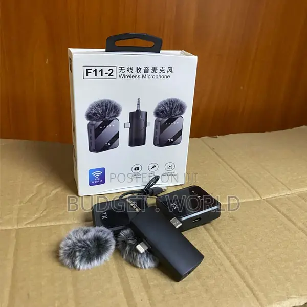 F11 Smart Wireless Lavalier Mic – Rechargeable Portable Microphone For