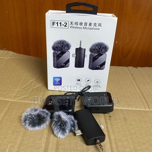 F11 Universal Wireless Microphone Kit – Clip-on Rechargeable Mic for C