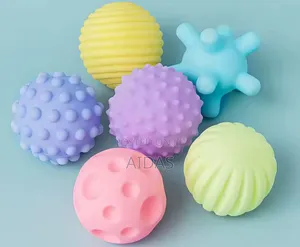 Six PCS Colorful Soft Balls