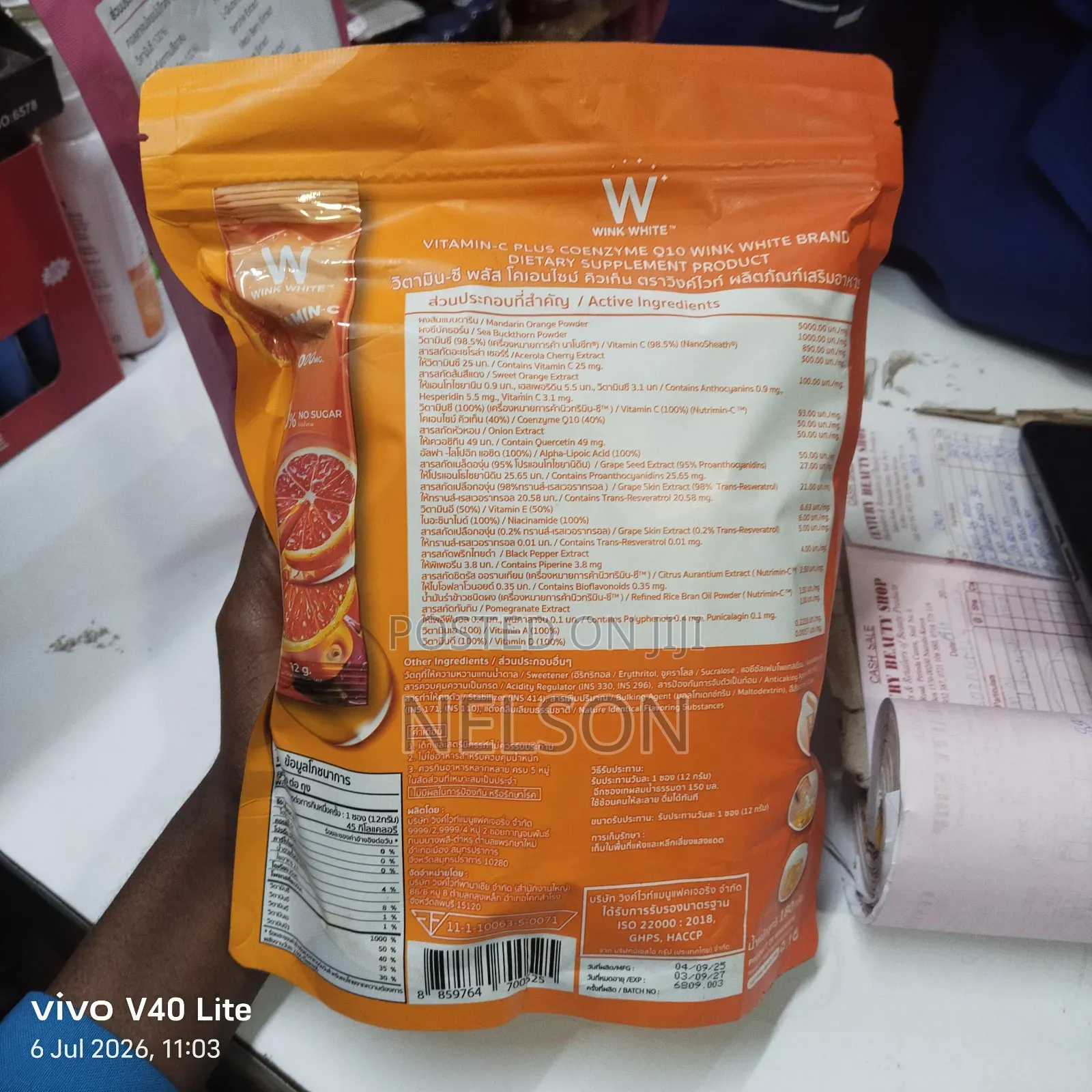Wink White Vitamin C Coq10 Plus 1000mg Immune Antioxidant Collagen X30