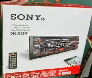 New Sony Bluetooth Mp3 Player Car Radio With Remote Control, Usb, Aux