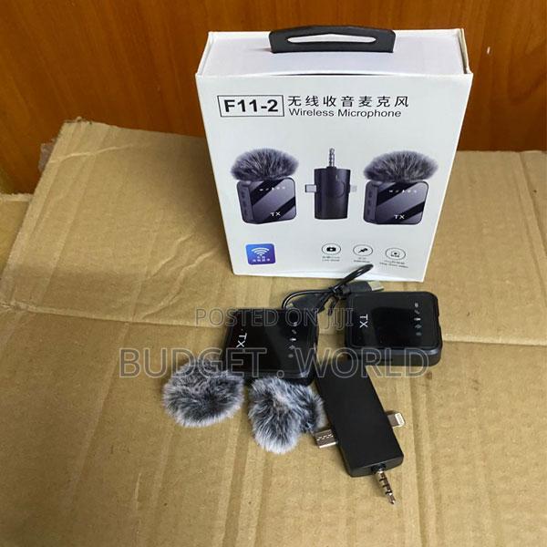 F11 Clip-on Wireless Microphone System – Clear Voice Recording for Vlo