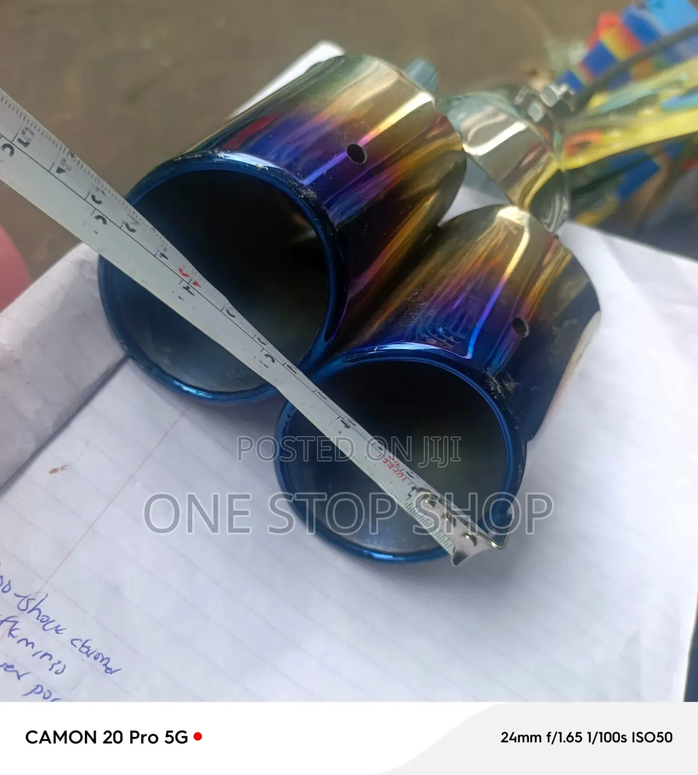 Twin Exhaust End Tip Heat Dust Resistant Enhances Car Rear Appearance