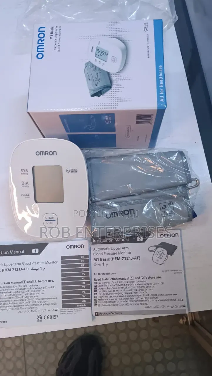 Omoron M1 Basic ,Upper Arm Automatic Blood Pressure Monitor