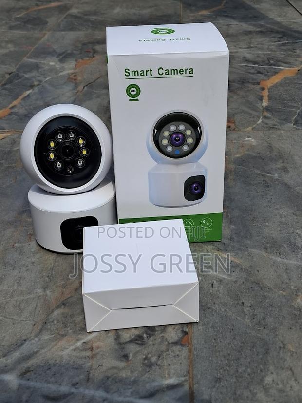 Dual Lens 360° PTZ Wifi Security Camera With Ai Auto Tracking