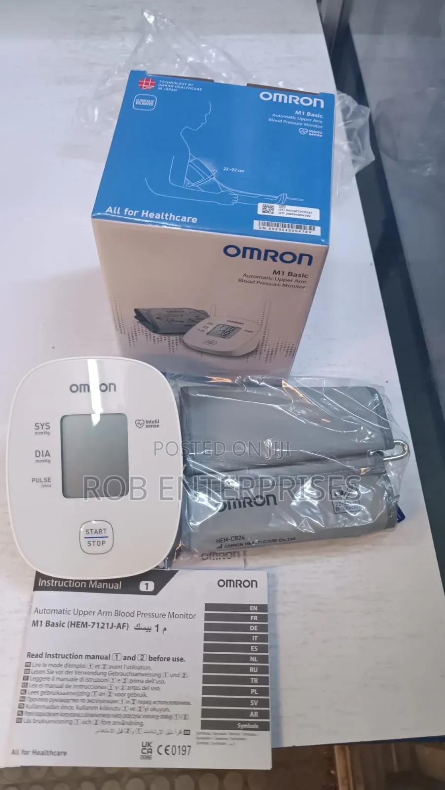 Omoron M1 Basic ,Upper Arm Automatic Blood Pressure Monitor