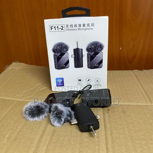 F11 Universal Wireless Clip Microphone – Rechargeable Audio Mic for Re - main view