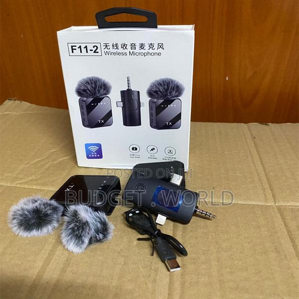 F11 Compact Wireless Recording Microphone – Professional Clip-on Mic F
