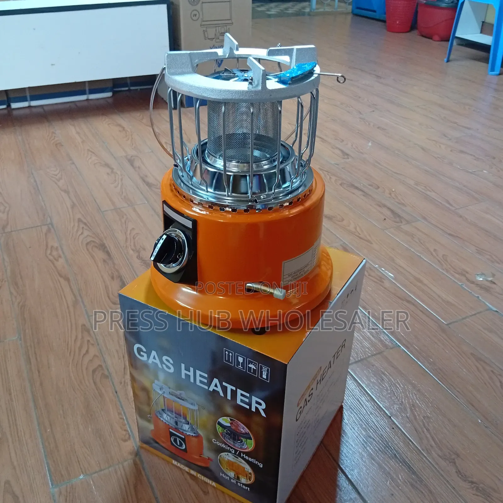 Nunix 2-in-1 Portable Gas Heater Cooking Stove