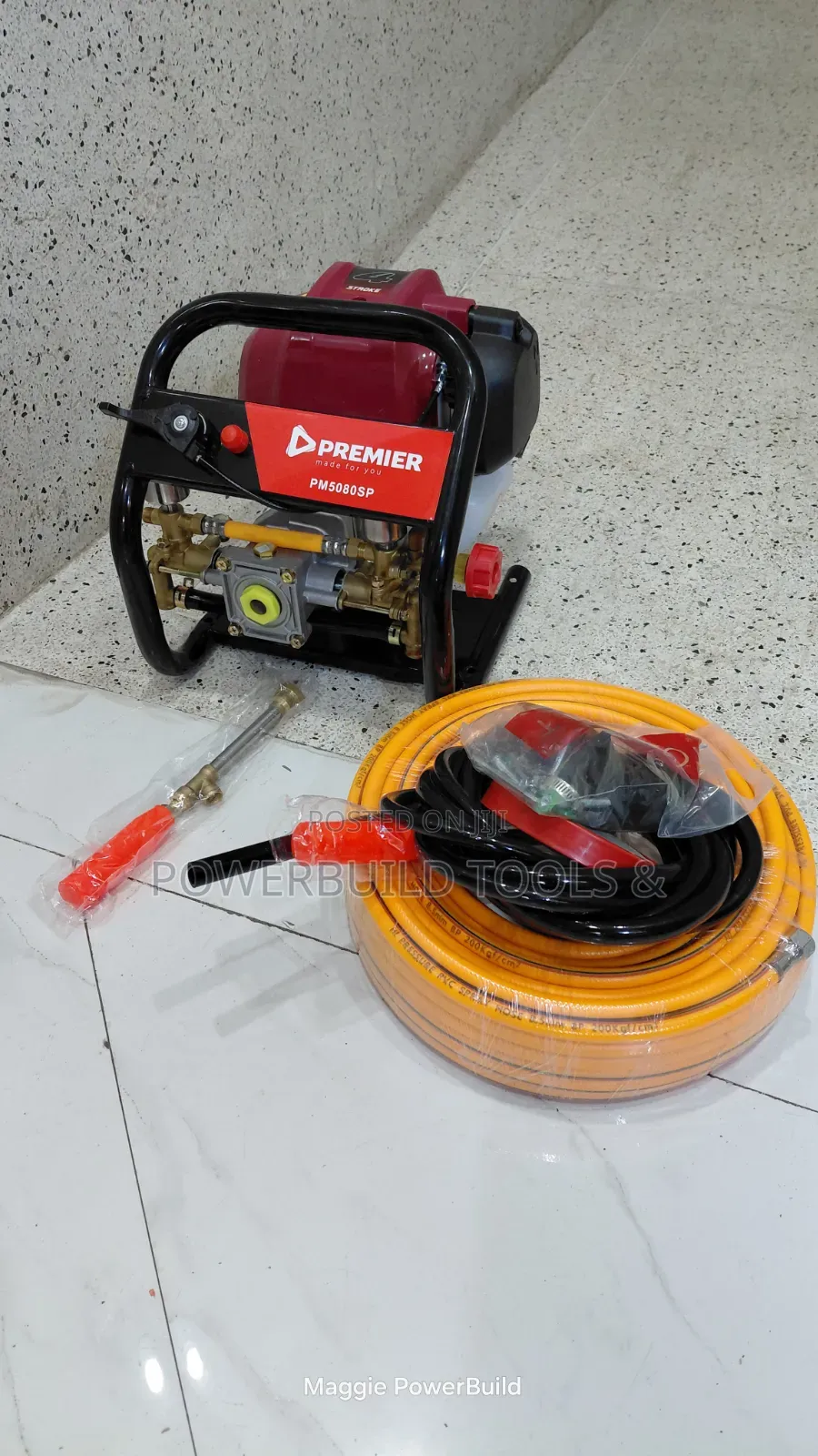 Premier Pm5080sp Portable Petrol Power Sprayer Pump, a 4-Stroke Engine