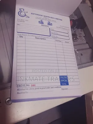 Rift Rock Supplies Limited Receipt Book a 5 Size