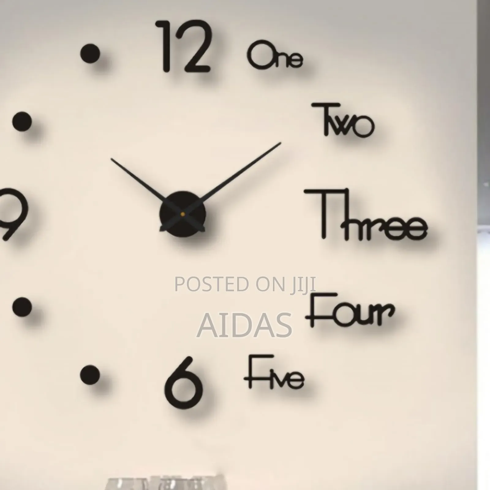 Diy Sticker Wall Clock