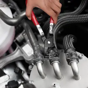 Automotive Hose Clamp Pliers, Swivel Flat Band Tool for Pipe Clamps